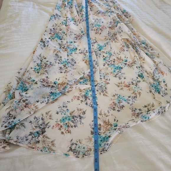 Disney Cinderella high-low maxi style floral print dress size small - Picture 7 of 8